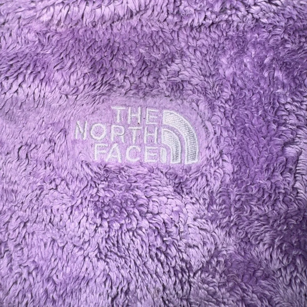 The North Face Oso Fleece Jacket Girls L (12) Purple High Pile Full Zip
